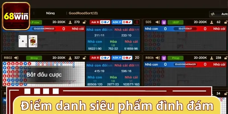 Điểm danh những siêu phẩm cá cược đình đám của sân chơi